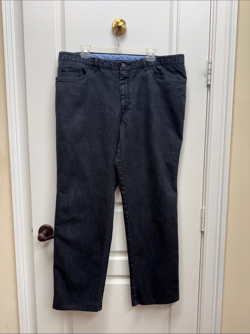 Brioni Men's Straight-Leg Jeans in Dark Gray - Classic Everyday Fit